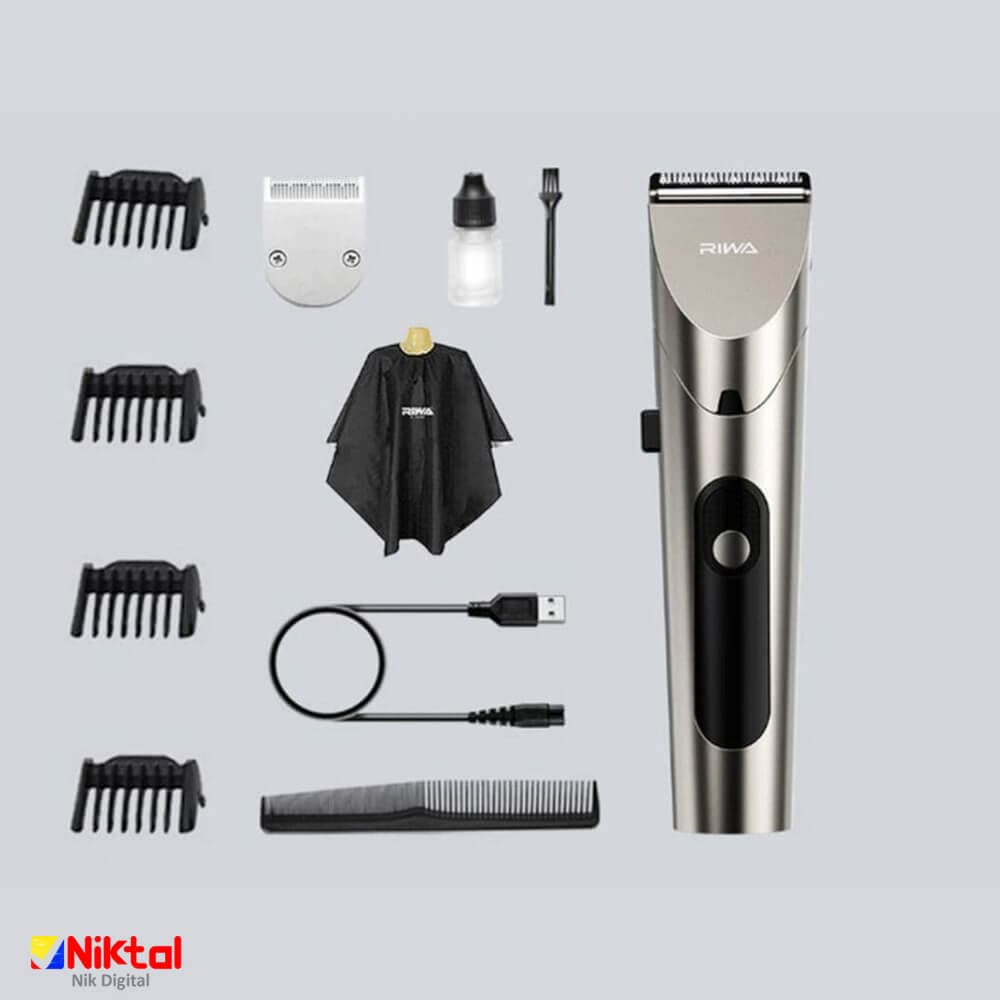 ماشین اصلاح مو ریوا شیائومی Xiaomi Youpin Riwa Electric Hair Clipper Cordless Hairdresser RE-6305 — تصویر ۱۰