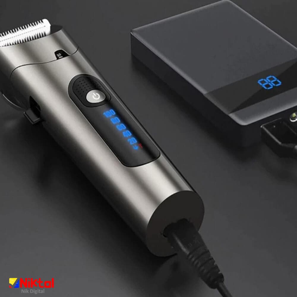 ماشین اصلاح مو ریوا شیائومی Xiaomi Youpin Riwa Electric Hair Clipper Cordless Hairdresser RE-6305 — تصویر ۱۱