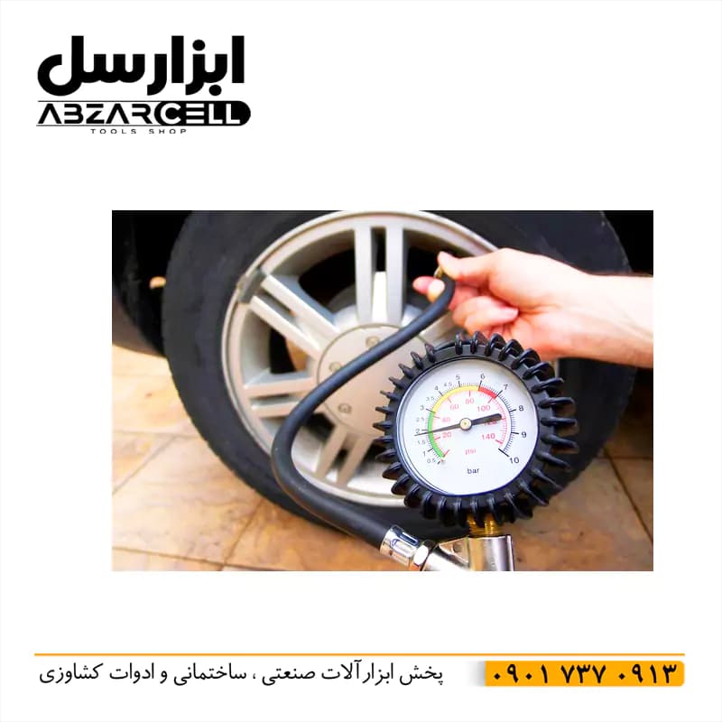 درجه باد فشار سنچ رابین 15 بار TG-7 — تصویر ۲