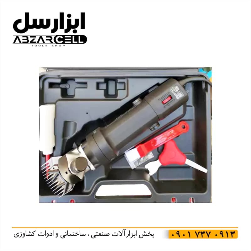 موزر پشم چین حیوانات 450 وات اسپرینت مدل sprint-450w| سیم پیچ مسی | قرمز رنگ — تصویر ۲