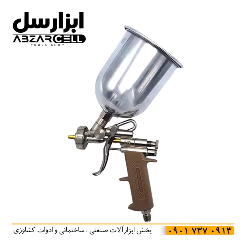 دستگاه پیستوله بادی 2 تنظیم رابین مدل E70 — تصویر ۸
