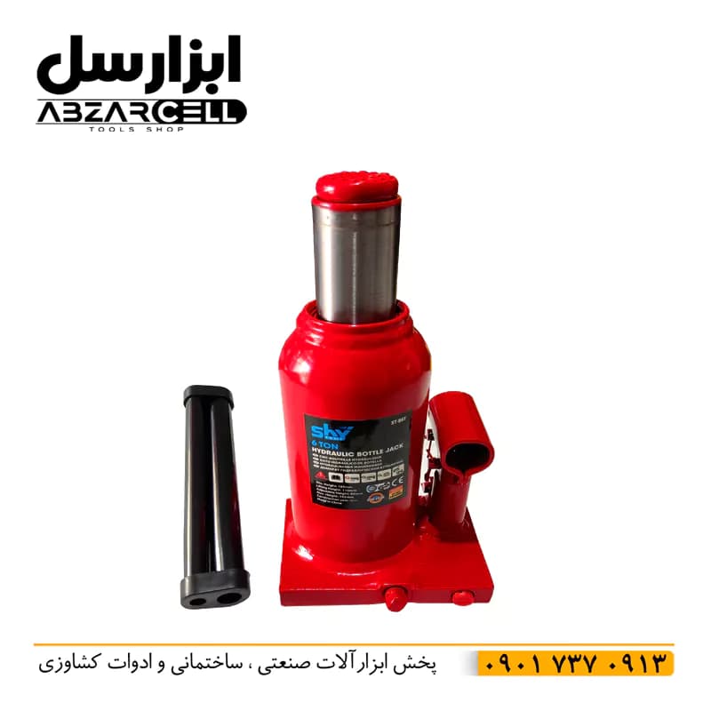 جک ماشین روغنی 6 تن اسکای sky-6t.s — تصویر ۲