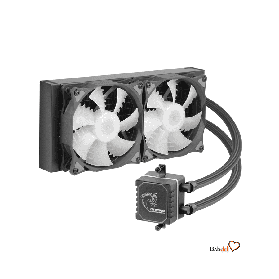 خنک کننده پردازنده آبی گرین FAN CPU GLACIER GREEN GLC240-ARGB