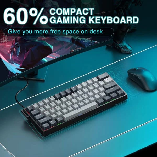 کیبورد گیمینگ آئولا مدل Win 60 HE Pro — تصویر ۱۲