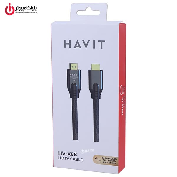 کابل HDMI V2.1 هویت مدل HAVIT HV-X88 طول 1.8 متر — تصویر ۱۱