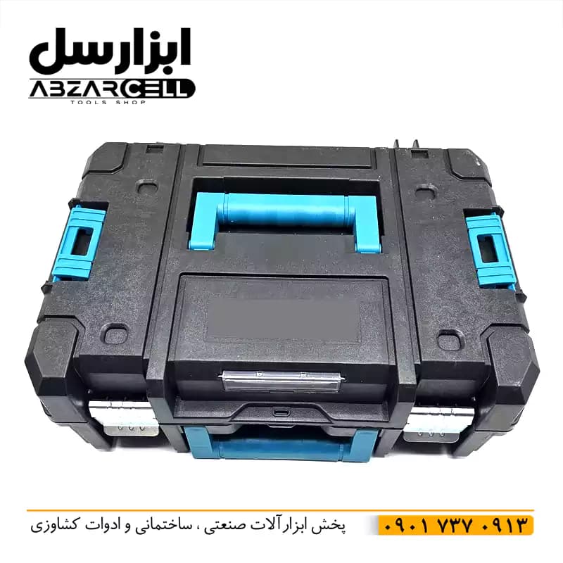 تراز لیزری 16 خط نور سبز ماکیتا| دو باتری، ریموت با جعبه حمل — تصویر ۷