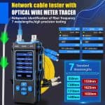 NOYAFA NF-8508 تستر شبکه، فیبر نوری و زوج یاب نویافا — تصویر ۱۲