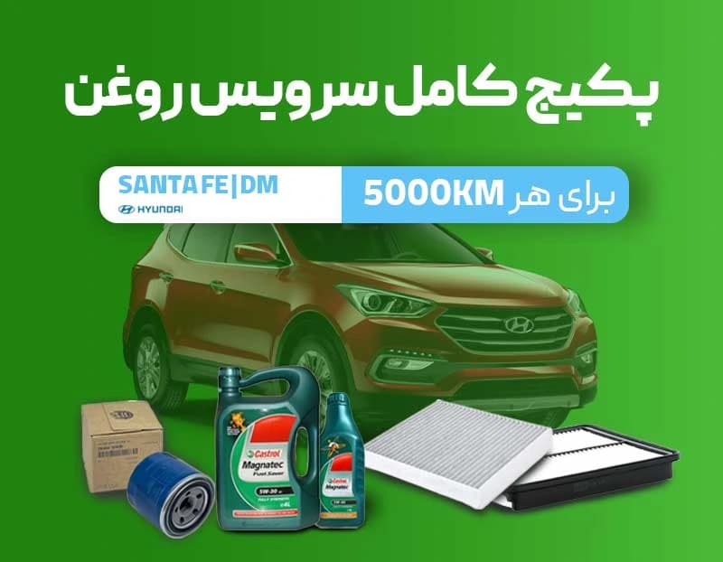 پکیج سرویس روغن سانتافه DM — تصویر ۳