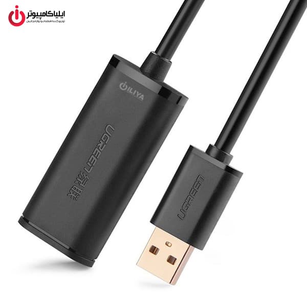 کابل افزایش طول USB2.0 یوگرین مدل UGREEN US121-10323 طول 15 متر — تصویر ۲