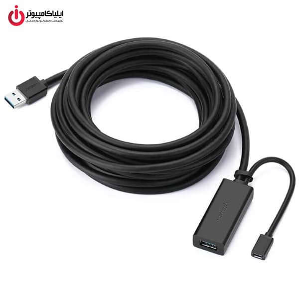کابل افزایش طول USB3.0 یوگرین مدل UGREEN US175-20827 طول 10 متر