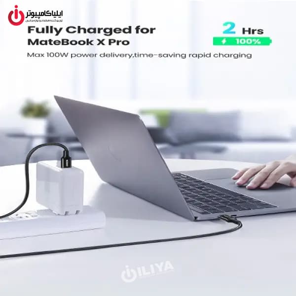 کابل شارژ Type-C یوگرین مدل UGREEN US300-80371 طول 1 متر — تصویر ۸