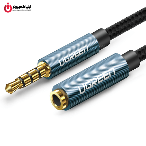 کابل افزایش طول صدای یوگرین مدل UGREEN AV118-40673 طول 1 متر — تصویر ۲