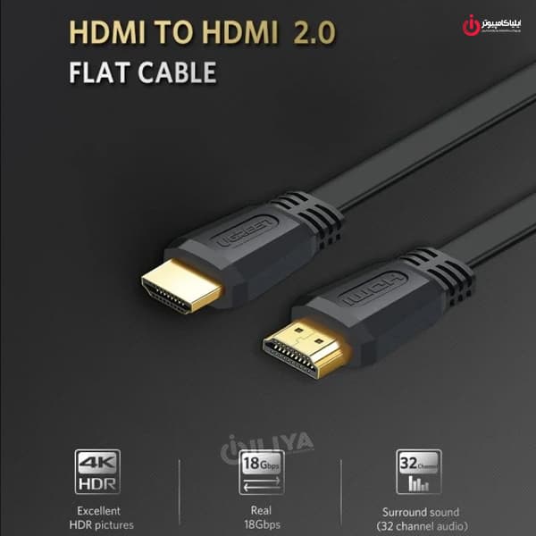 کابل HDMI V2.0 یوگرین مدل UGREEN ED015-50820 طول 3 متر — تصویر ۱۲