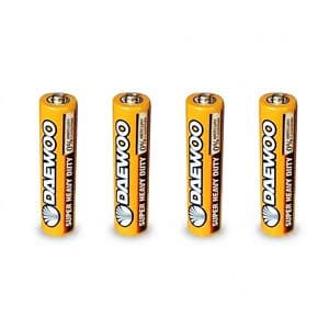 باتری نیم قلمی دوو مدل Super Heavy Duty بسته 4 عددی