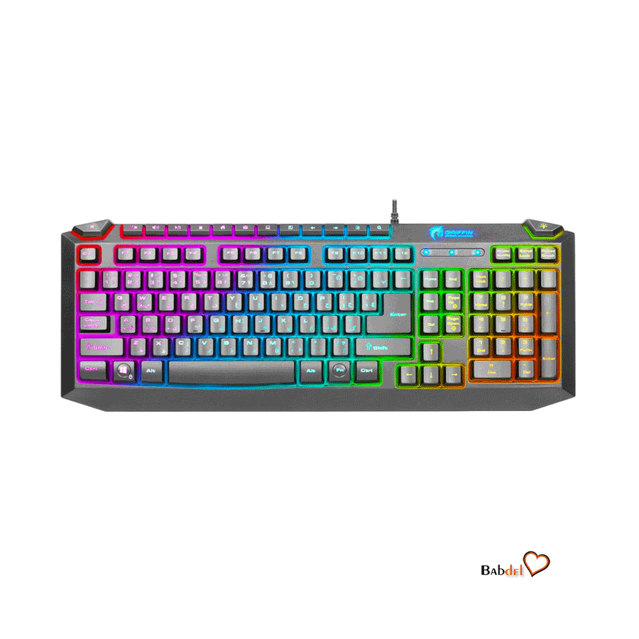 کیبورد با سیم گیمینگ گرین GREEN GAMING KEYBOARD GK701-RGB