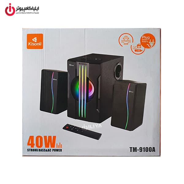 اسپیکر دسکتاپ کیسونلی مدل Kisonli TM-9100A — تصویر ۳