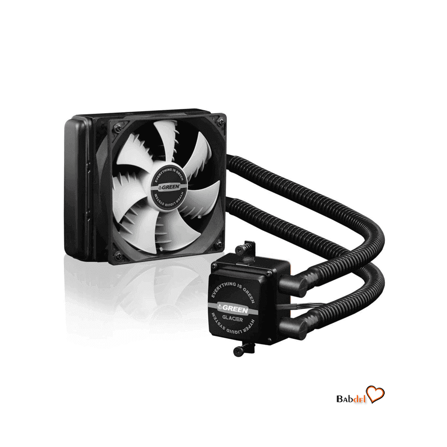 خنک کننده پردازنده آبی گرین FAN CPU GLACIER GREEN GLC120-A
