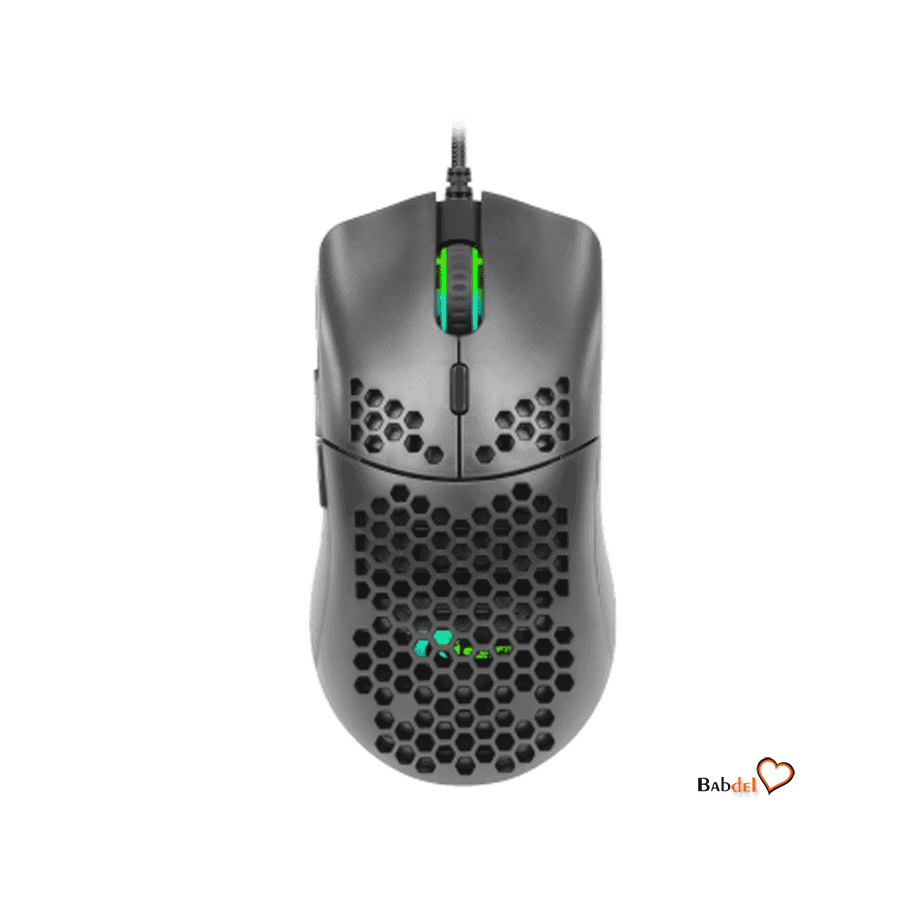 ماوس با سیم گیمینگ گرین مدل GAMING MOUSE GREEN GM606 RGB