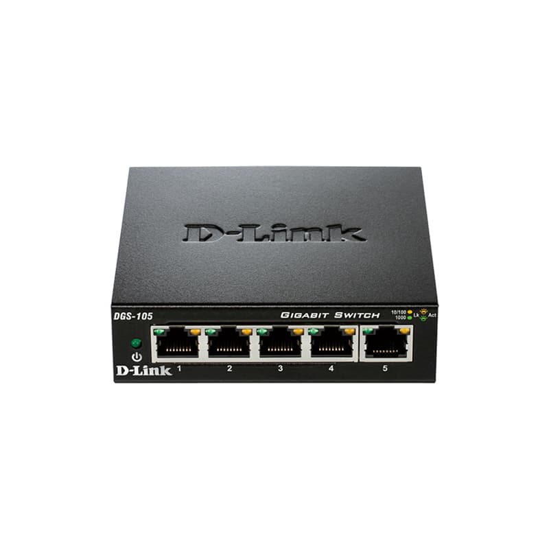 سوئیچ 5 پورت گیگابیتی و دسکتاپ دی لینک مدل DLINK DGS-105 — تصویر ۵