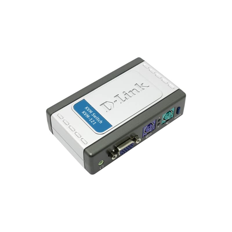 سوییچ 2 پورت KVM دی لینک مدل DLINK KVM-121