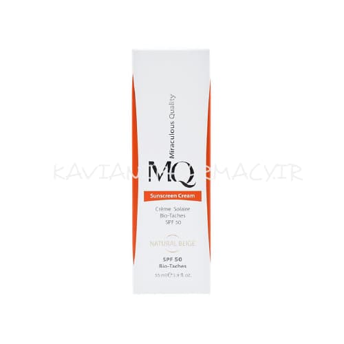 ام کیو کرم ضد آفتاب بایوتچ SPF50 بژ طبیعی — تصویر ۱۲