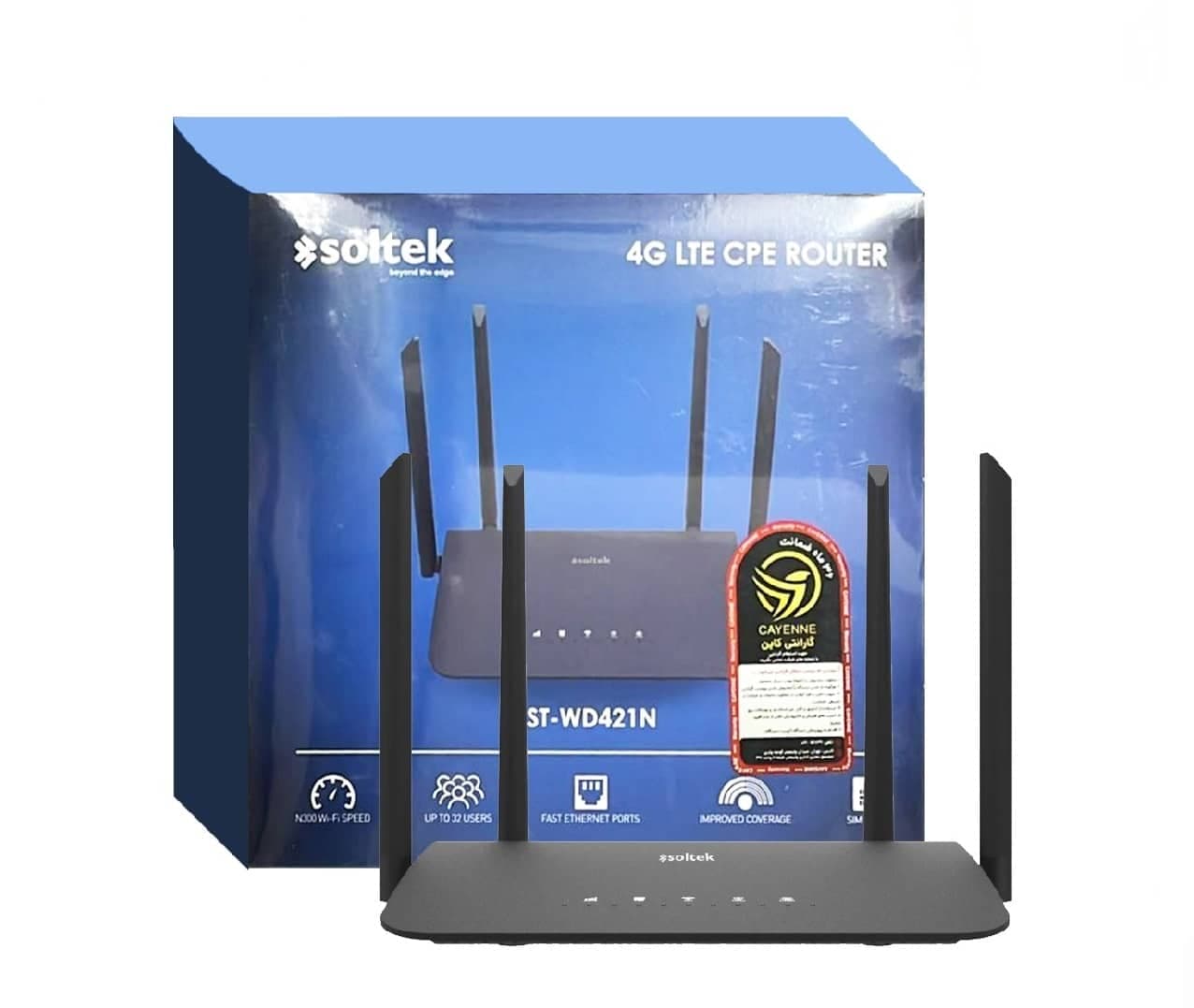 مودم 4G LTE سولتک مدل Soltek ST-WD421N گارانتی 3 ساله — تصویر ۷