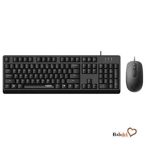 کیبورد و ماوس باسیم رپو KEYBOARD RAPOO X130 Pro — تصویر ۴