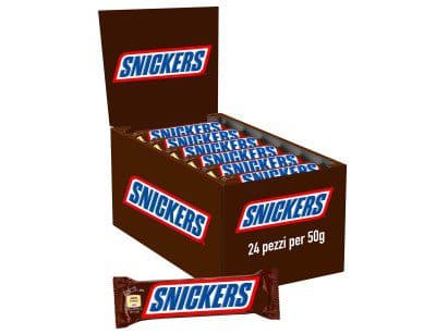 شکلات اسنیکرز اصل بسته 24 عددی 45 گرمی Snickers