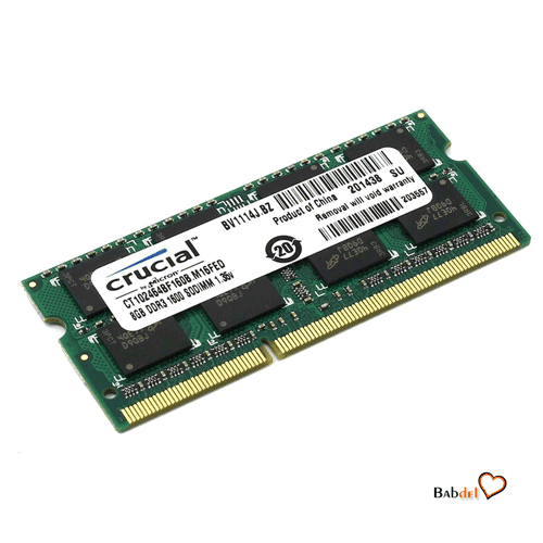 رم لپ تاپ 8 گیگابایت کروشیال RAM Crucial 8G 1600Mhz DDR3L — تصویر ۳