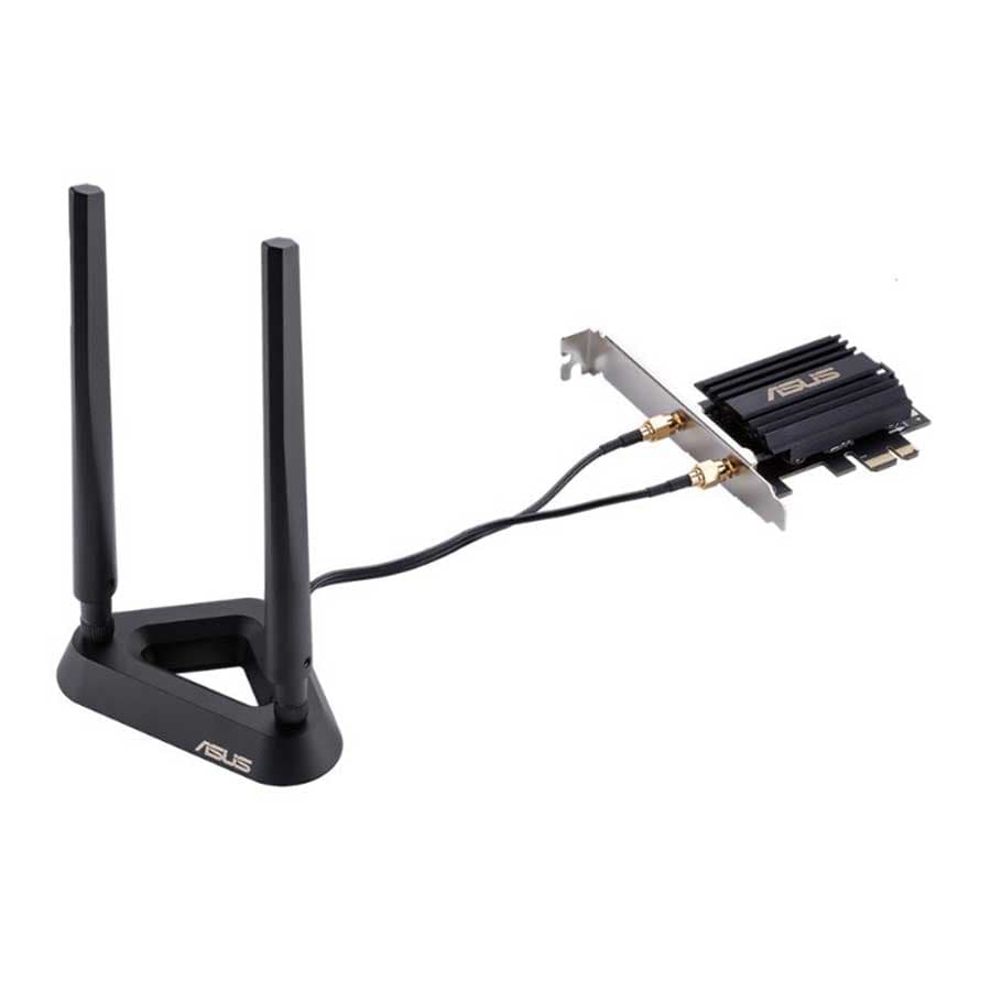 کارت شبکه بیسیم و دوباند AX3000 WiFi6 ایسوس مدل Asus PCE-AX58BT — تصویر ۹