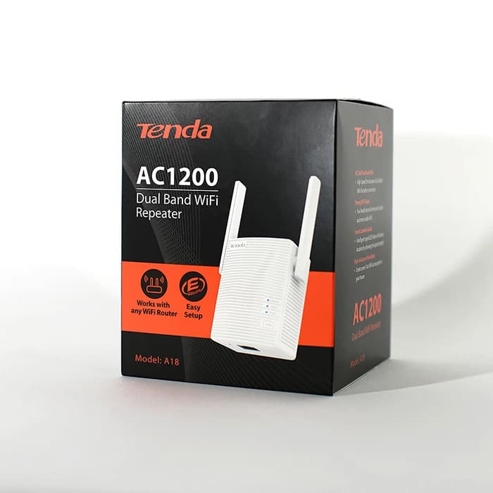 رنج اکستندر توسعه دهنده شبکه بیسیم و دوباند AC1200 تندا مدل Tenda A18 — تصویر ۶