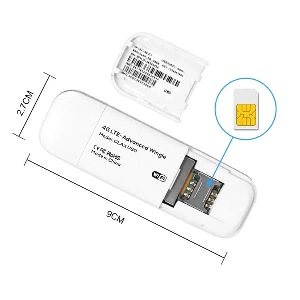 مودم دانگل USB اولاکس مدل OLAX U80 گارانتی اصلی — تصویر ۶