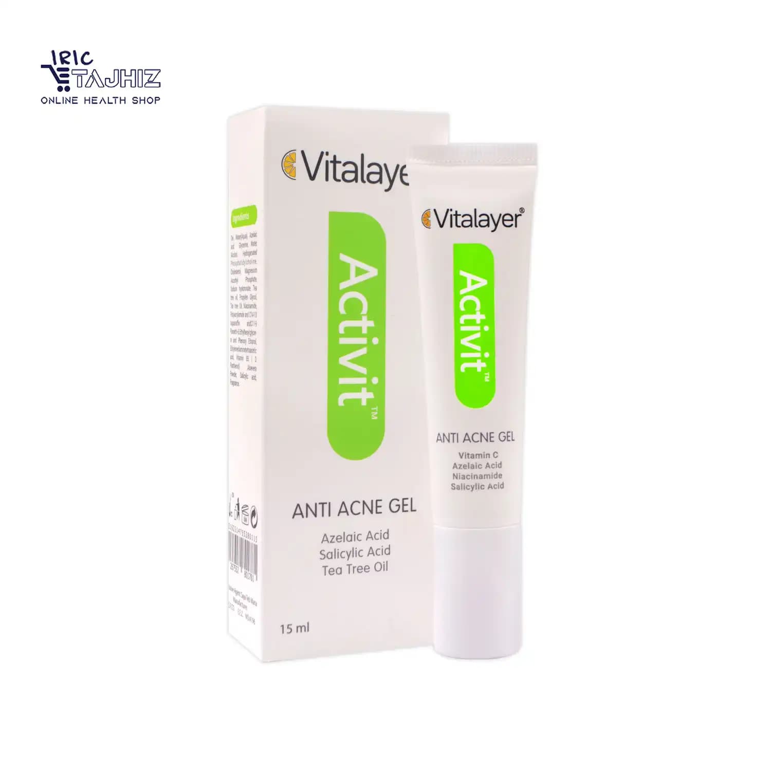 کرم ژل ضد جوش اکتی ویت ویتالیر Vitalayer حجم 15 میلی لیتر — تصویر ۳