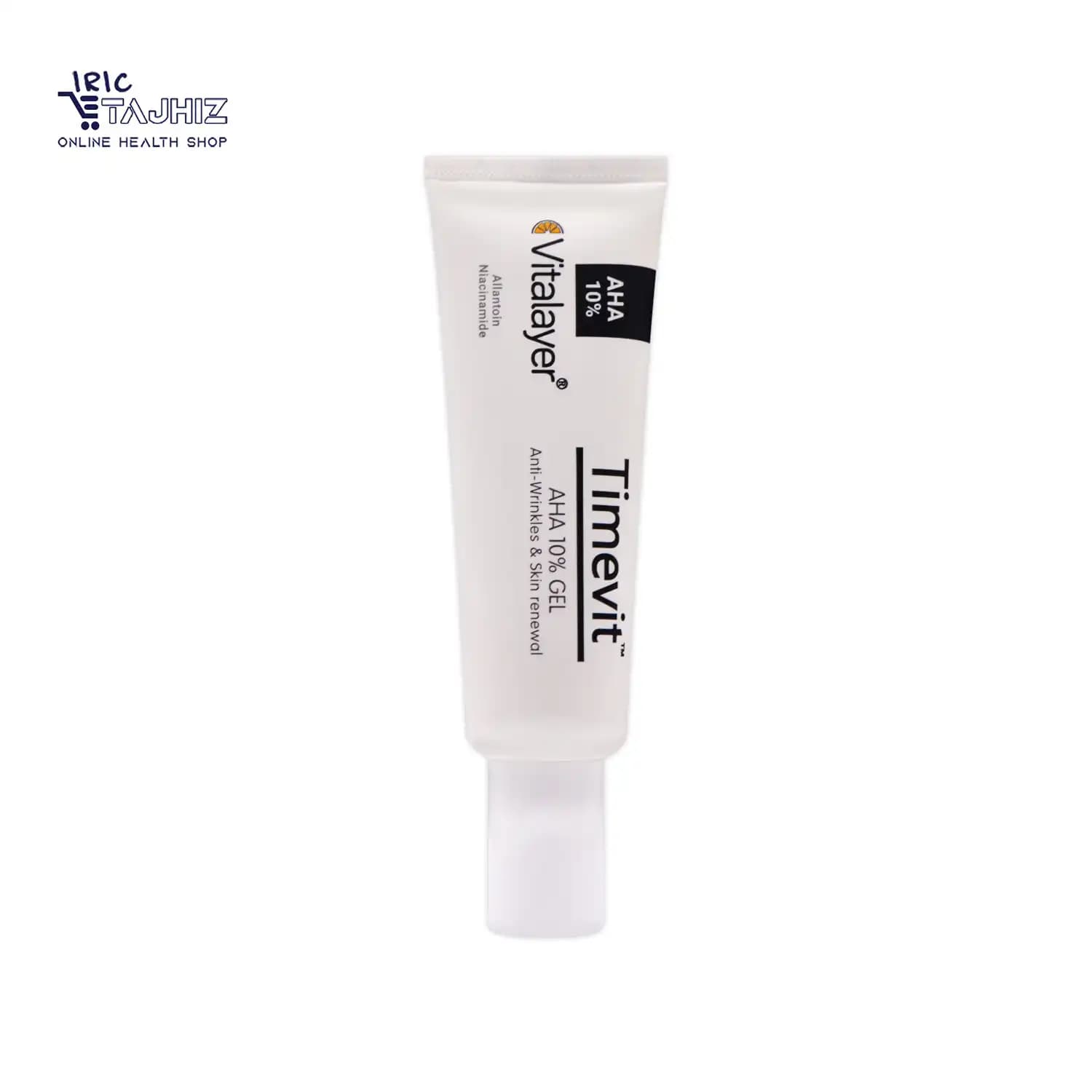 کرم ژل لایه بردار و جوان کننده AHA 10% تایم ویت ویتالیر Vitalayer — تصویر ۲