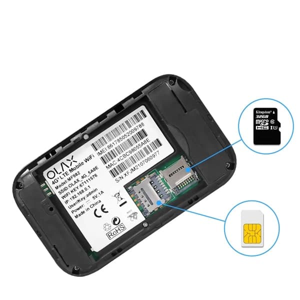 مودم همراه 3G/4G اولاکس مدل OLAX MF982 گارانتی اصلی — تصویر ۱۱