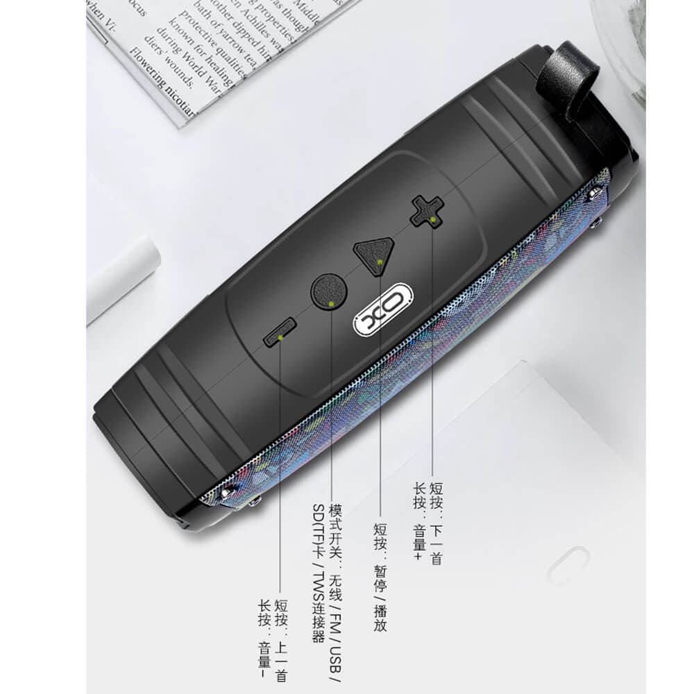 اسپیکر بلوتوثی ایکس او مدل F12 چریکی — تصویر ۷