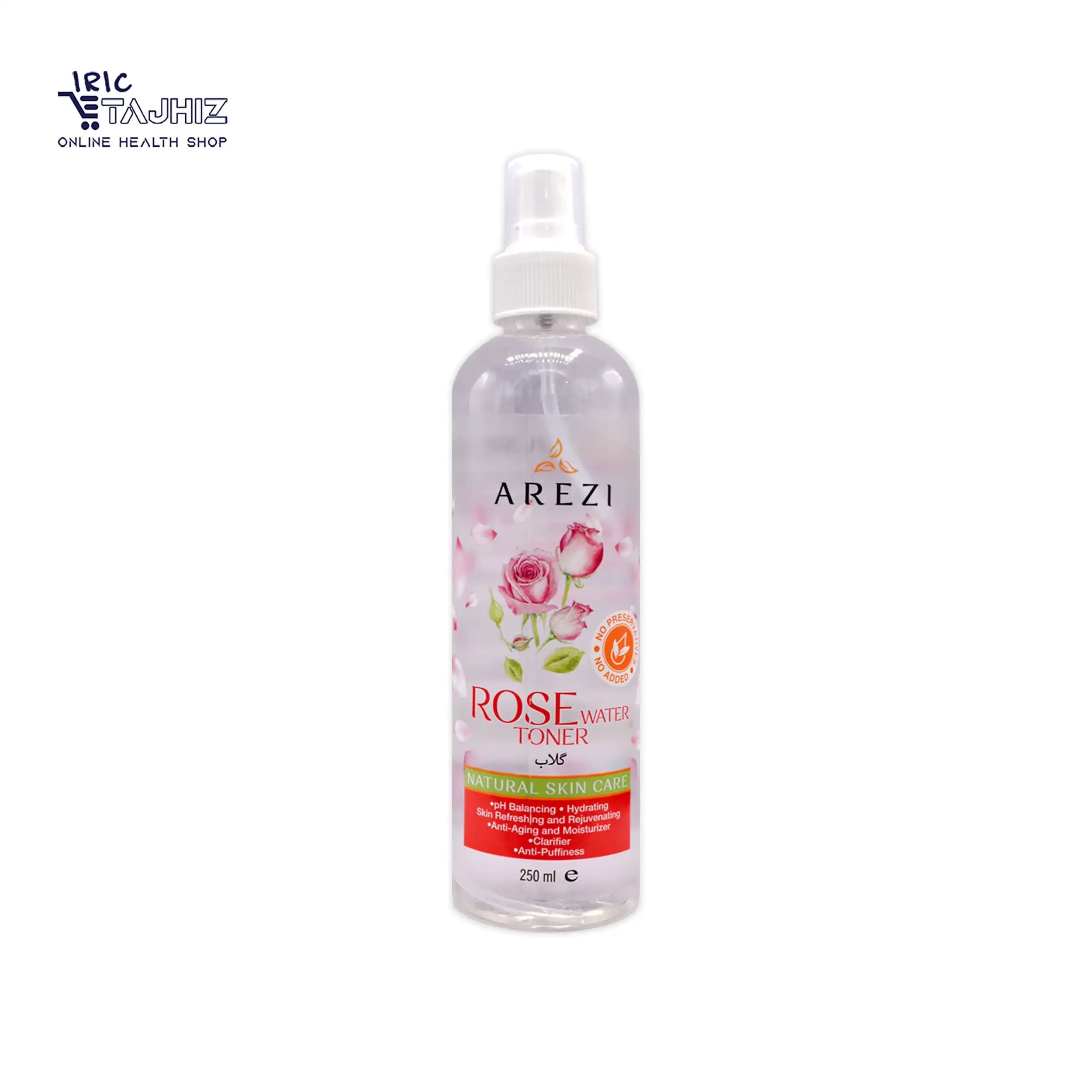 اسپری تونر گلاب عارضی مدل NATURAL SKIN حجم 250 میلی لیتر — تصویر ۴