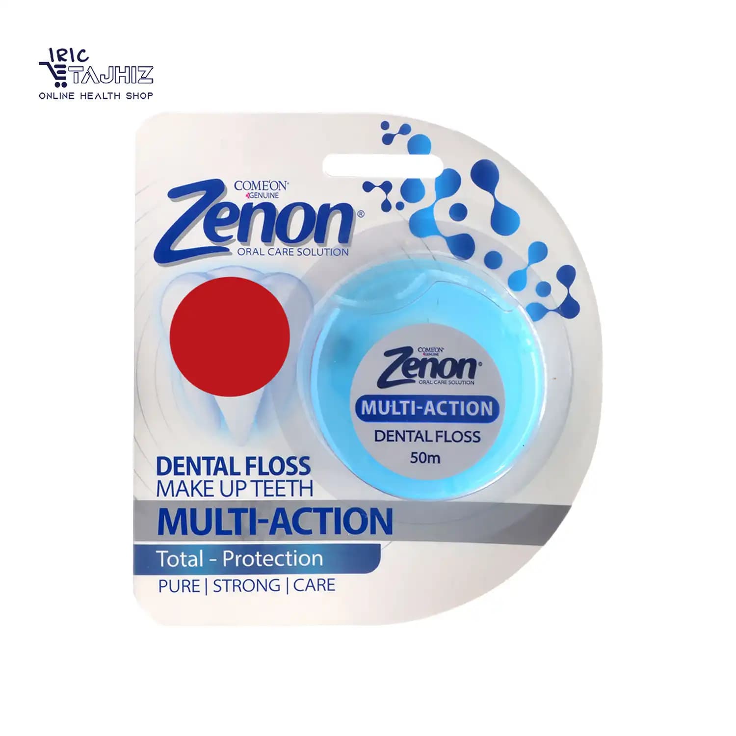 نخ دندان چند منظوره زنون Zenon مدل Multi Action طول 50 متر