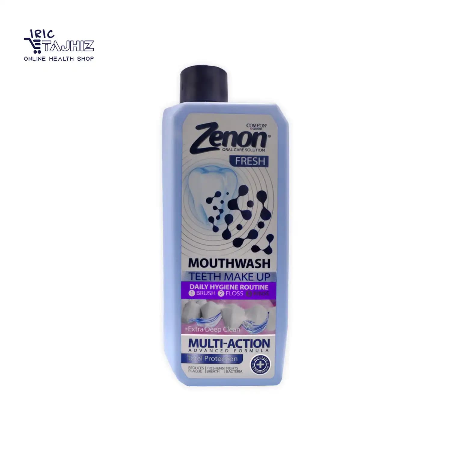 دهانشویه چند منظوره زنون Zenon مدل Multi Action حجم 400 میلی لیتر — تصویر ۲
