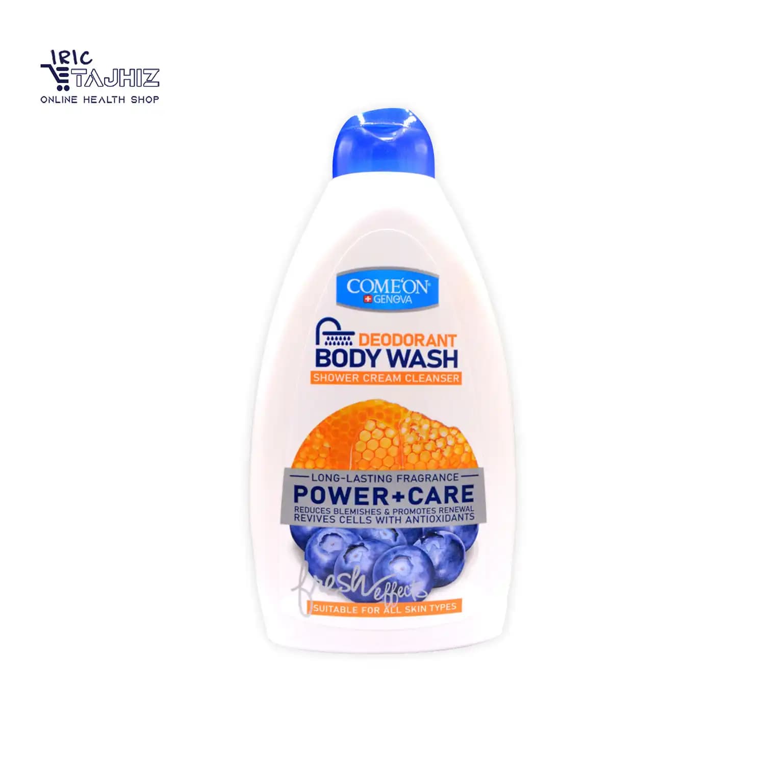 شامپو بدن کامان COMEON مدل Power+Care حجم 510 میلی لیتر