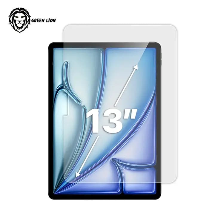 محافظ صفحه نمایش شفاف Green Lion مناسب برای iPad Air 13 (2024/2025) — تصویر ۲