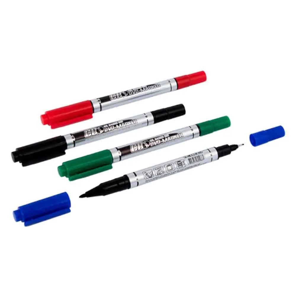 ماژیک سی دی دو سر بیرو BRO-1200 بسته 12 عددی — تصویر ۳