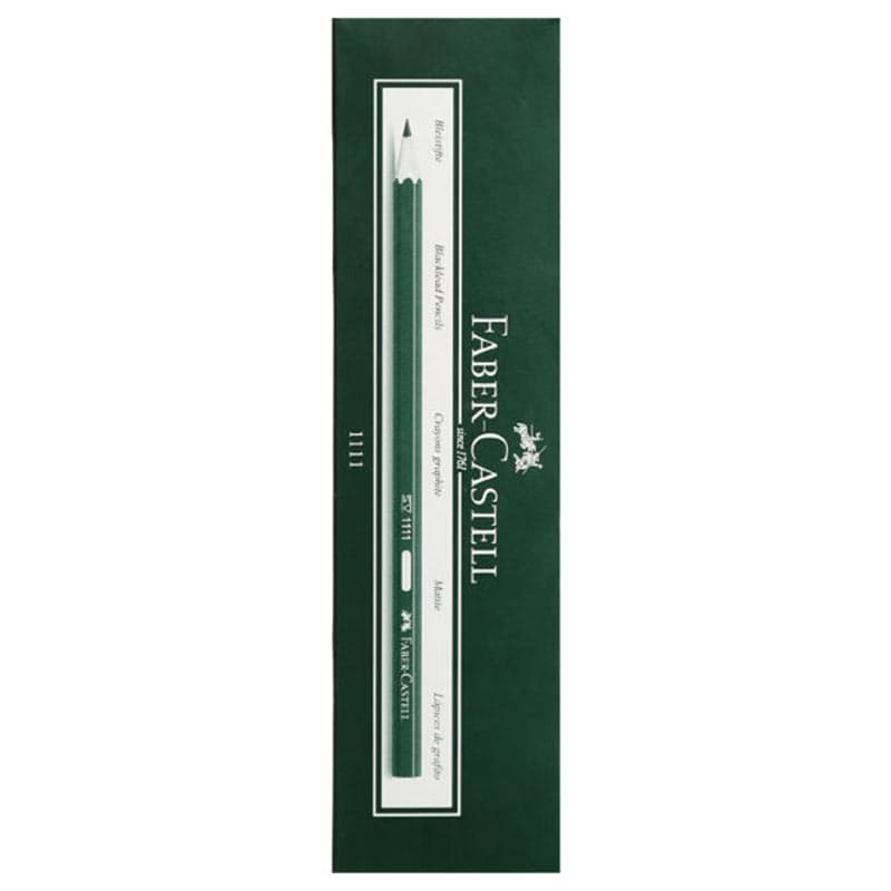 مداد مشکی فابرکاستل کد FABER-CASTELL 1111 بسته 12 عددی — تصویر ۵