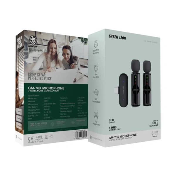 میکروفون یقه ای گرین لاین مدل GM-76X — تصویر ۳