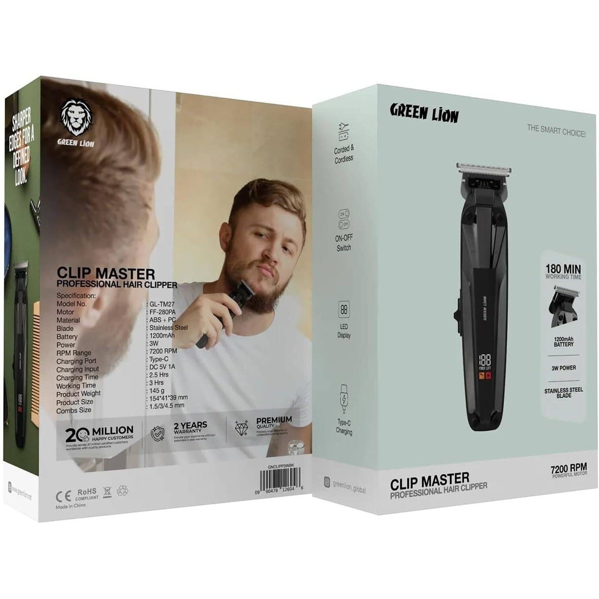 ماشین اصلاح مردانه گرین لاین مدل GNCLIPP3W – Clip Master — تصویر ۹