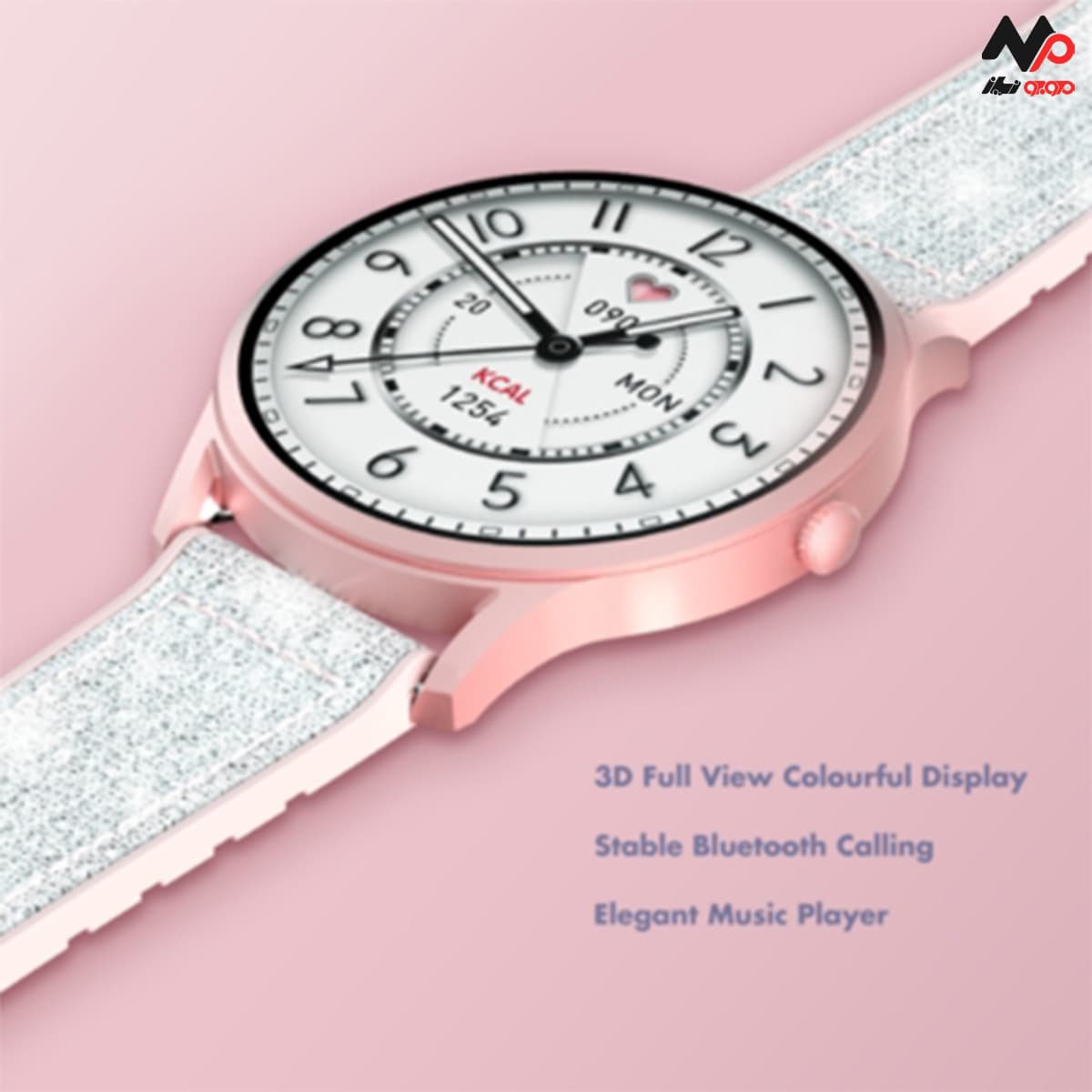 ساعت هوشمند شیائومی مدل Kieslect Lady Calling Watch Lora — تصویر ۹