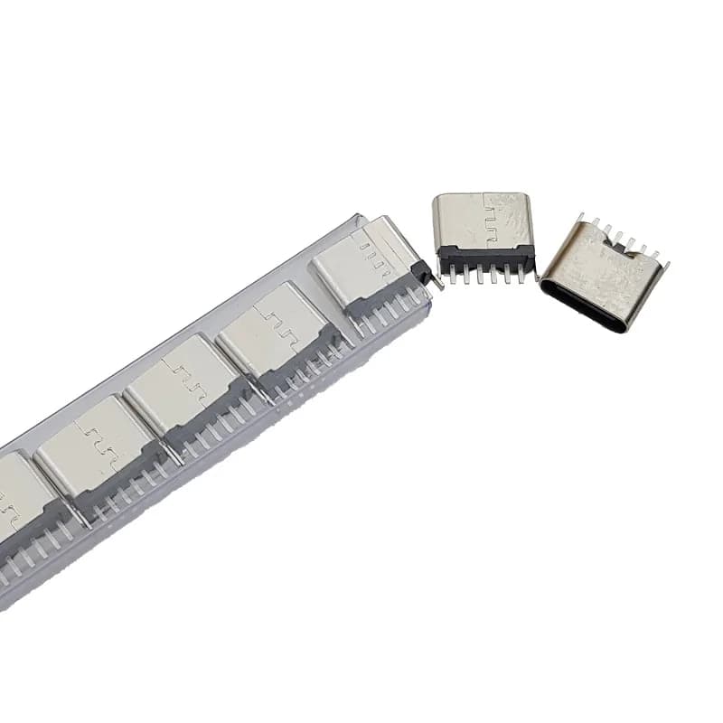 کانکتور مادگی USB TYPE-C ایستاده — تصویر ۵
