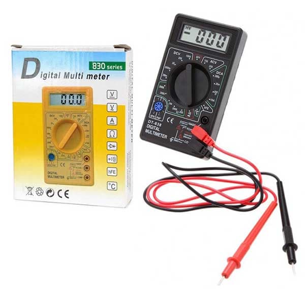 مولتی متر دیجیتالی DT-830D مشکی — تصویر ۱۰