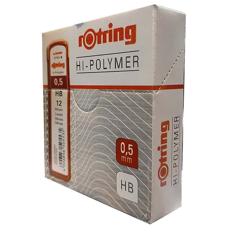 نوک اتود 0.5 روترینگ مدل Rotring Hi Polymer بسته 10 عددی — تصویر ۸