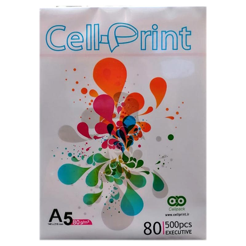 کاغذ A5 سل پرینت بسته 500 عددی مدل Cell Print Executive